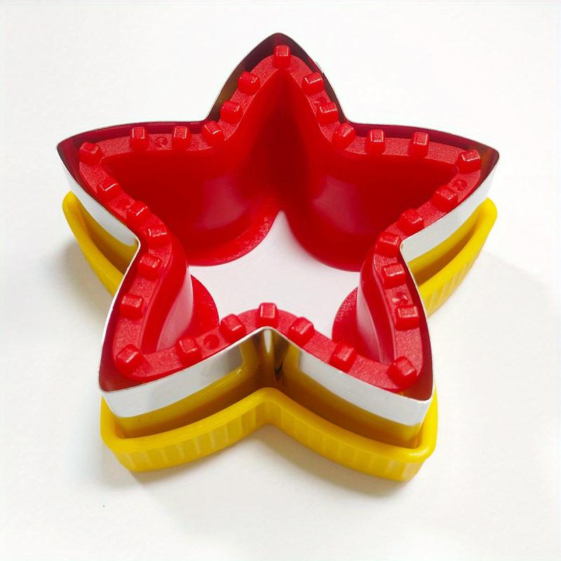 2pcs Star Shaped Sandwich Molds - Stainless Steel