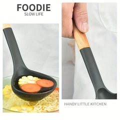 1pc Kitchen Utensil Set - Brush, Ladle, Slotted Turner - Kitchen Gadgets