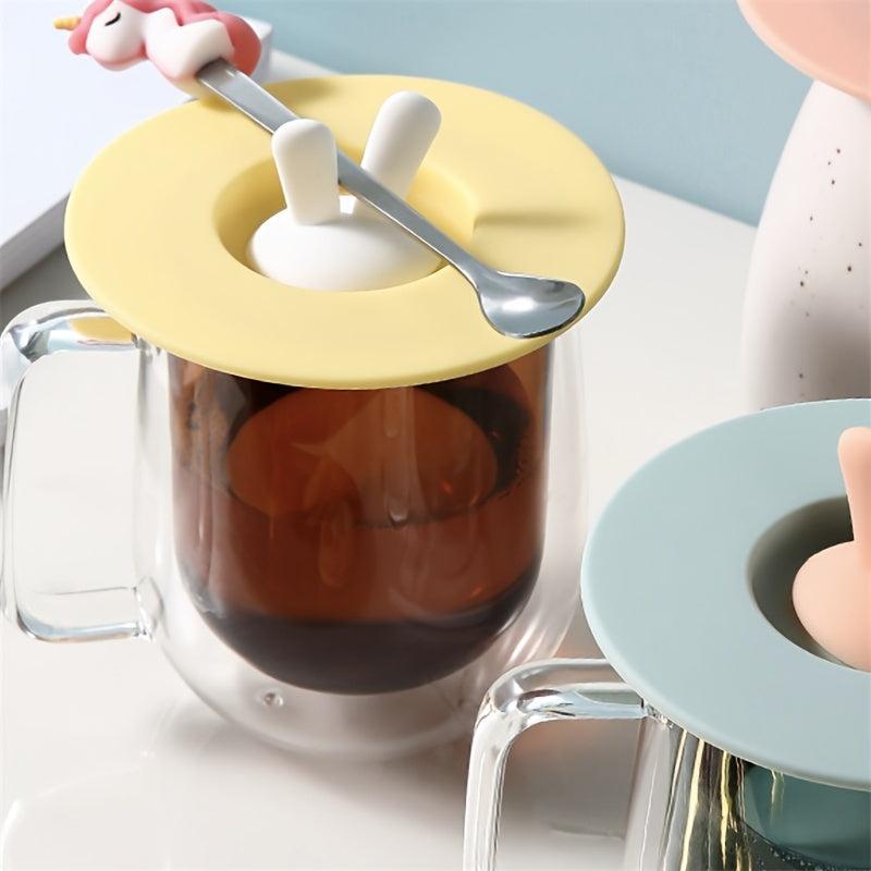 Leak-proof Silicone Cup Lid for Ceramic Mugs