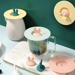 Leak-proof Silicone Cup Lid for Ceramic Mugs