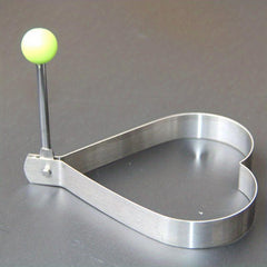 Stainless Steel Egg Rings Round Star Heart Flower Shape