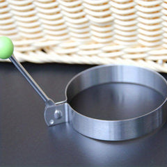 Stainless Steel Egg Rings Round Star Heart Flower Shape