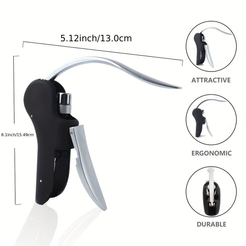 Convenient Wine Bottle Opener Set Foil Cutter Corkscrew Lifter Kit