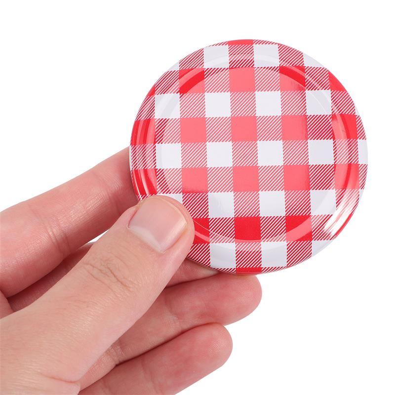 10pcs Wide Mouth Screw Lids for Jam Jars Storage Caps