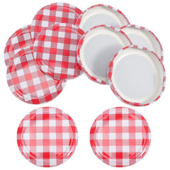 10pcs Wide Mouth Screw Lids for Jam Jars Storage Caps