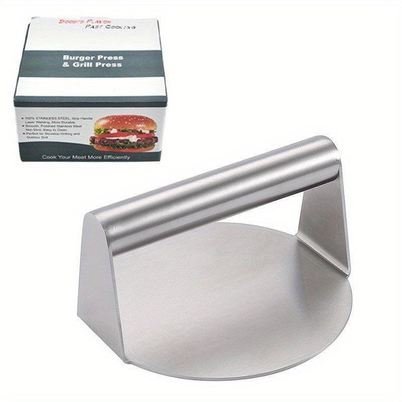 Stainless Steel Hamburger Meat Press Kitchen Gadget