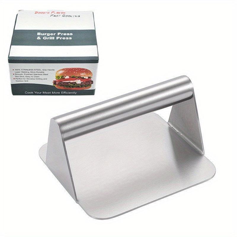 Stainless Steel Hamburger Meat Press Kitchen Gadget