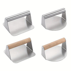 Stainless Steel Hamburger Meat Press Kitchen Gadget