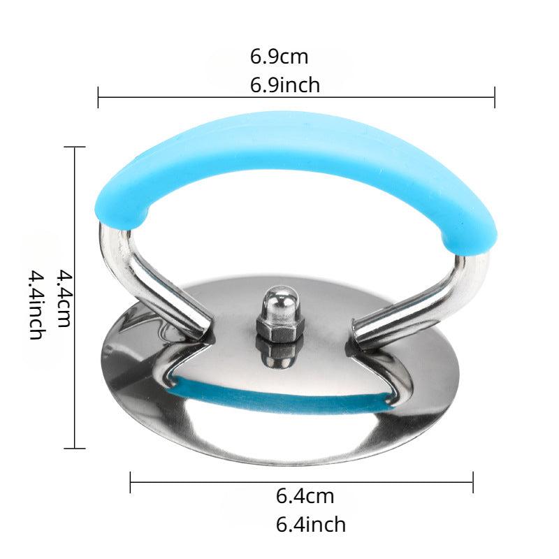 Stainless Steel Pot Lid Handle Silicone Anti Scalding Top Bead