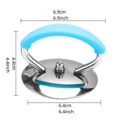 Stainless Steel Pot Lid Handle Silicone Anti Scalding Top Bead