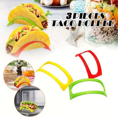 3pcs Taco Holder Tortilla Racks Baking Supplies Kitchen Items