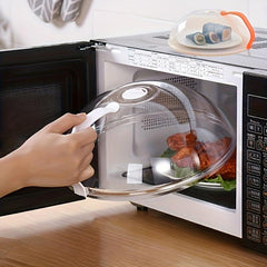 3pcs Microwave Splatter Cover and Utensils Rest Set