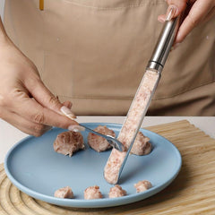 Stainless Steel Meatball Maker - Kitchen Tool for Meatballs, Fish Balls