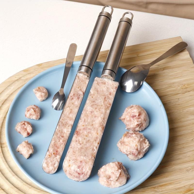 Stainless Steel Meatball Maker - Kitchen Tool for Meatballs, Fish Balls