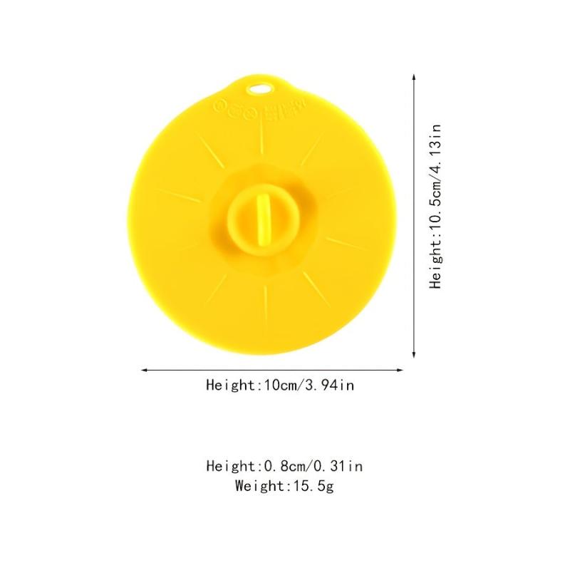 1pc Silicone Boil Over Spill Lid Preservat...