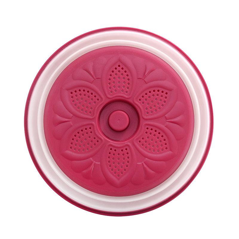 Large Round Foldable Microwave Food Cover 10.74x3.54