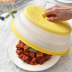 Large Round Foldable Microwave Food Cover 10.74x3.54