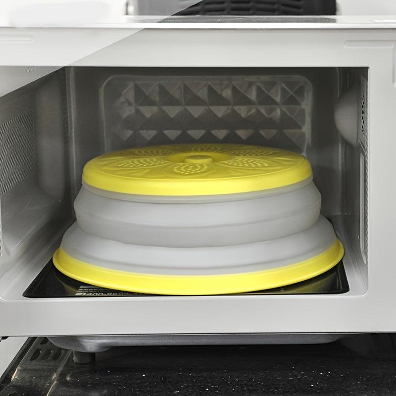 Large Round Foldable Microwave Food Cover 10.74x3.54