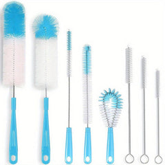 8pcs Bottle Cleaning Brush Set for Small Mouth Glass