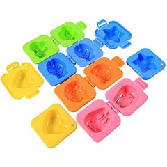 6 Pcs Boil Egg Mold Cake Chocolate Mold Rabbit Bear Fish Car Star Love Heart
