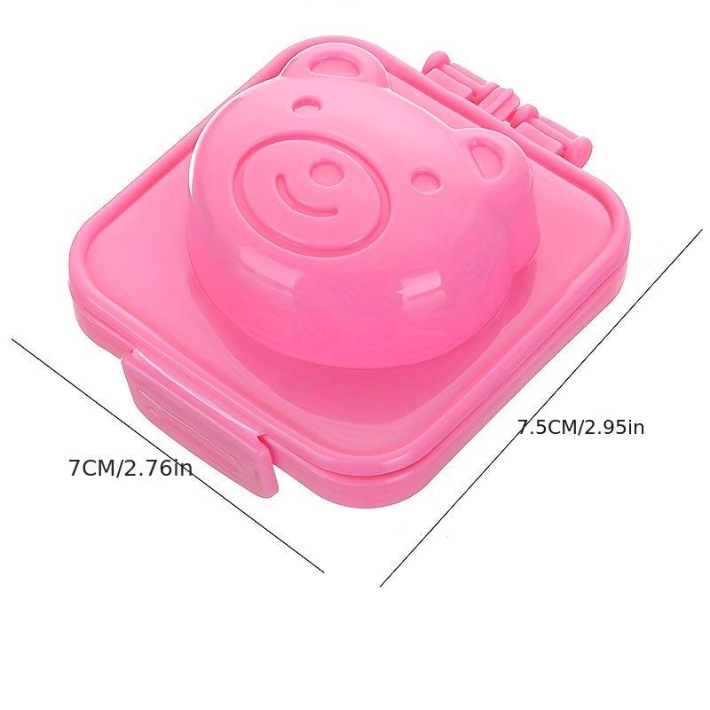 6 Pcs Boil Egg Mold Cake Chocolate Mold Rabbit Bear Fish Car Star Love Heart