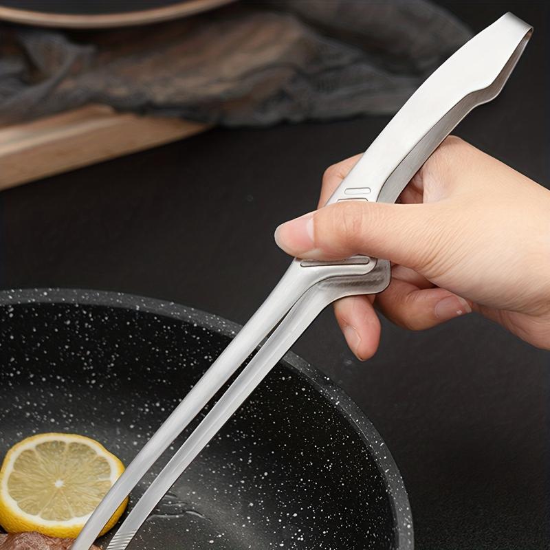 1PC Stainless Steel Food Clip Barbecue Meat Clip Bread Steak
