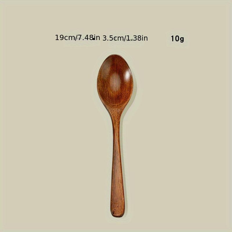 Wooden Soup Ladle Long Handle Large Spoon Tableware Serving Spoon