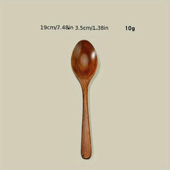 Wooden Soup Ladle Long Handle Large Spoon Tableware Serving Spoon