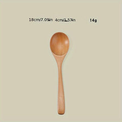 Wooden Soup Ladle Long Handle Large Spoon Tableware Serving Spoon