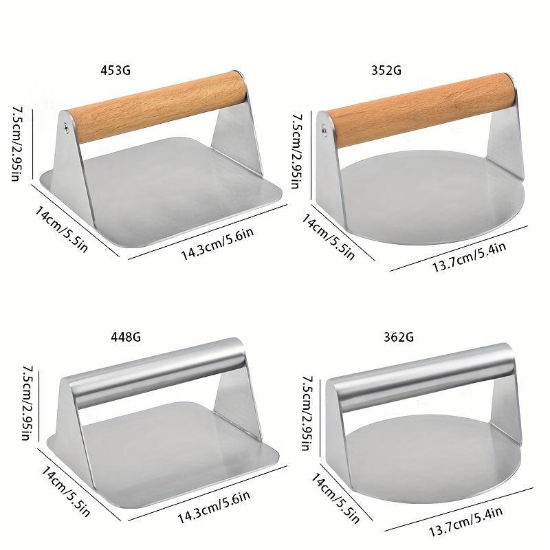 Stainless Steel Burger Press Barbecue BBQ Tool Kitchen