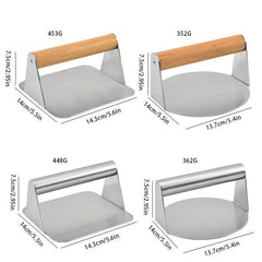 Stainless Steel Burger Press Barbecue BBQ Tool Kitchen