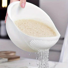 Set of 3 Portable Drain Baskets for Cleaning and Storing Vegetables and Fruits