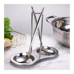 Stainless Steel Ladle Spoon Rack for Kitchen Utensils