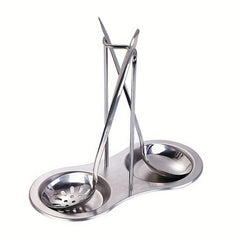 Stainless Steel Ladle Spoon Rack for Kitchen Utensils
