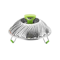 Stainless Steel Vegetable Steamer Basket for Cooking Food with Removable Handle