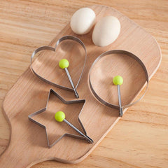 Stainless Steel Egg Shaper Mould for Perfect Omelettes & Pancakes