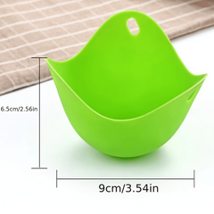4pcs Non Stick Egg Poachers Kitchen Gadget