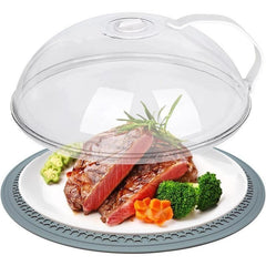 Set Of 3 Microwave Oven Heating Splash Guard Kitchen Tool Rack