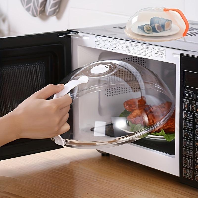 Set Of 3 Microwave Oven Heating Splash Guard Kitchen Tool Rack
