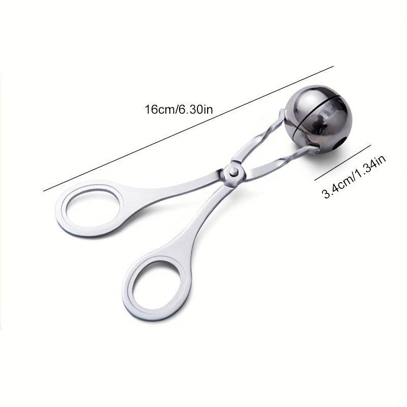 Meatball Scoop Ball Maker Stainless Steel Meat Baller Tongs Cake Pop Maker