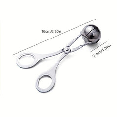 Meatball Scoop Ball Maker Stainless Steel Meat Baller Tongs Cake Pop Maker