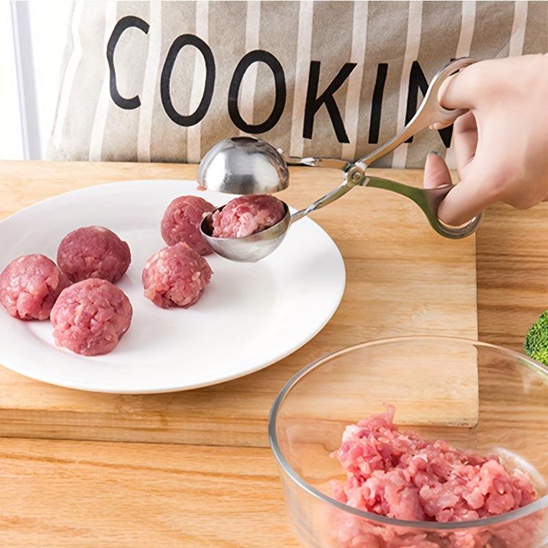 Meatball Scoop Ball Maker Stainless Steel Meat Baller Tongs Cake Pop Maker
