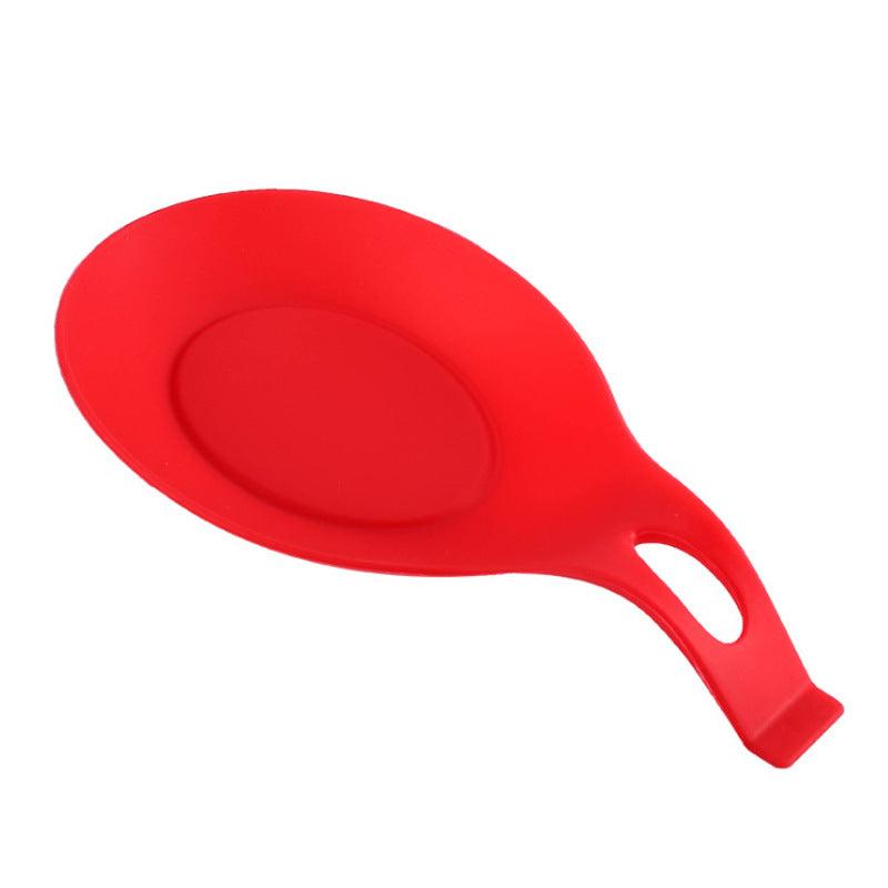 Silicone Spoon Rest Heat Insulated Utensils Rest Kitchen Gadget