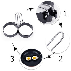 Stainless Steel Omelette Mold Round Eggs Mould Non-stick Fried Egg Ring