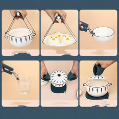 Silicone Oven Gloves Hot Plate Gripper Heat Resistant Kitchen Pinc