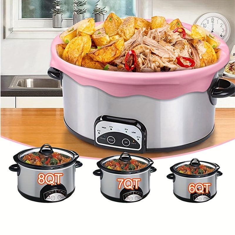 1PC Slow Stew Pot Silicone Liner 6 8QT Leak Proof Soup Bag Cookware Accessories