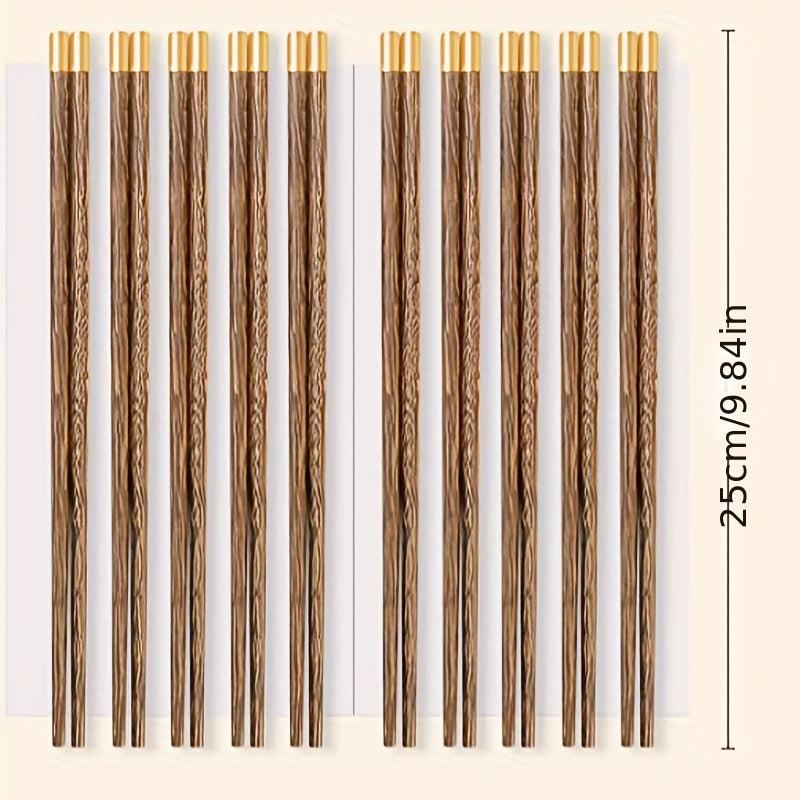 20 Pairs Chicken Wings Wooden Chopsticks Set - Non-slip & Mildew-proof
