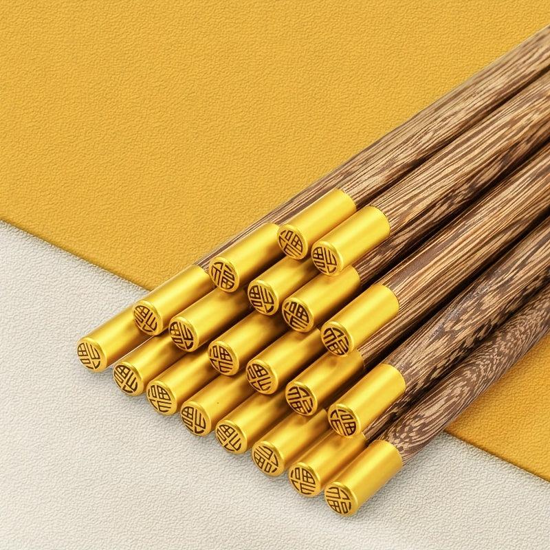 20 Pairs Chicken Wings Wooden Chopsticks Set - Non-slip & Mildew-proof