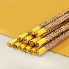 20 Pairs Chicken Wings Wooden Chopsticks Set - Non-slip & Mildew-proof