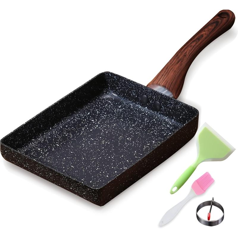 Tamagoyaki Pan Japanese Omelet Pan + Accessories
